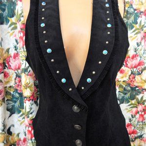 SALE!  New Frontier Western Style Ladies Vest - Med.